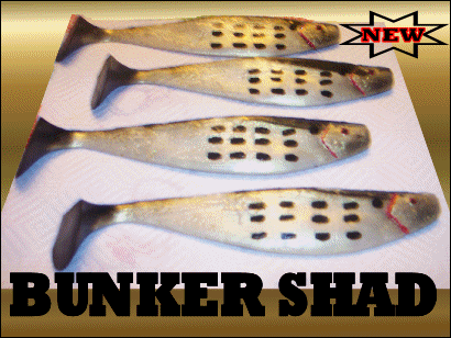 Striped Bass Fishing Lures & Shad Bodies